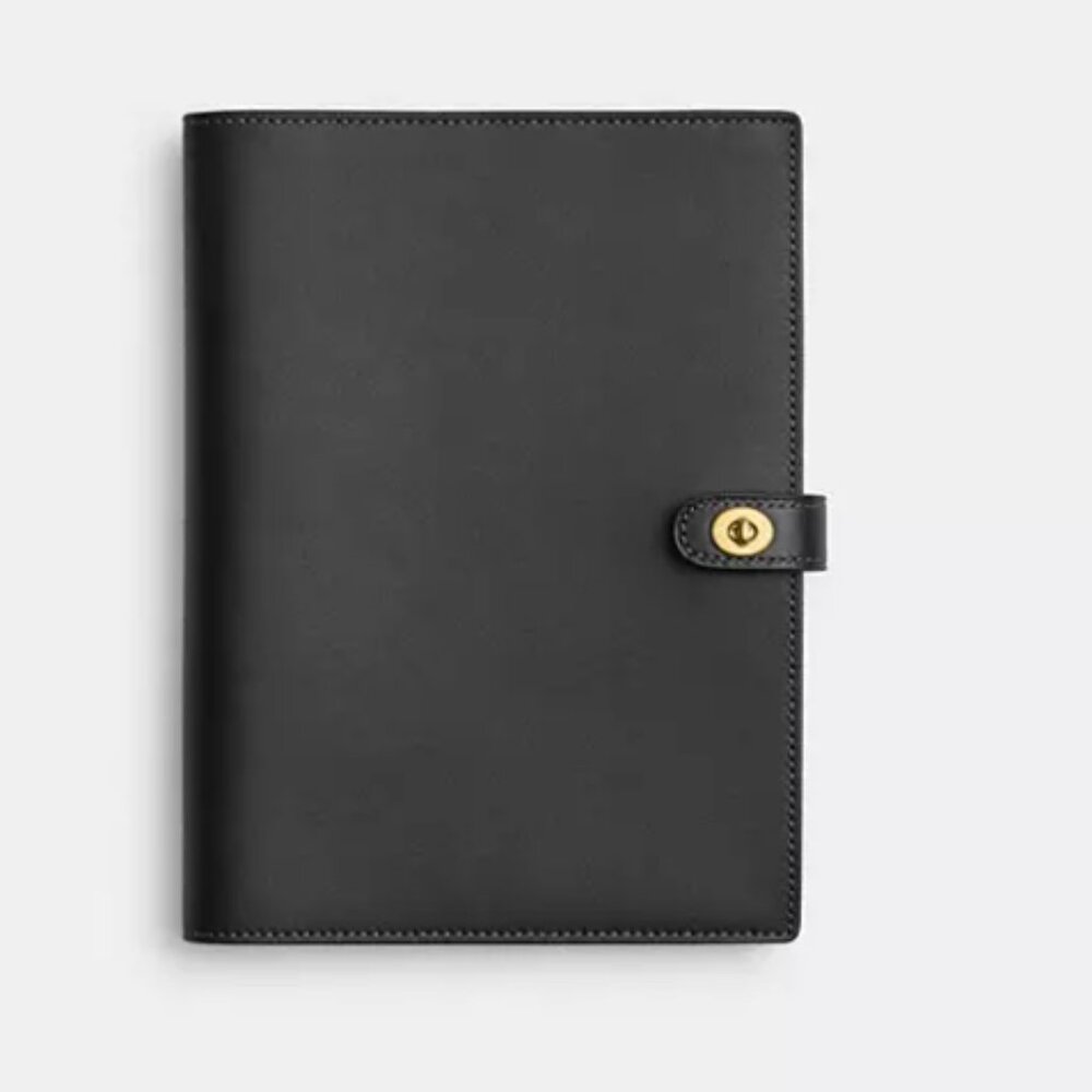 Coach Notebook Glovetanned Leather